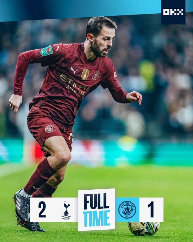 【联赛杯】热刺2比1曼城，维尔纳、萨尔、努内斯进球